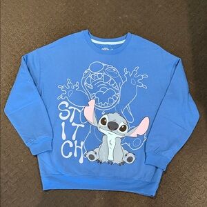 Disney Stitch Graphic Blue Top